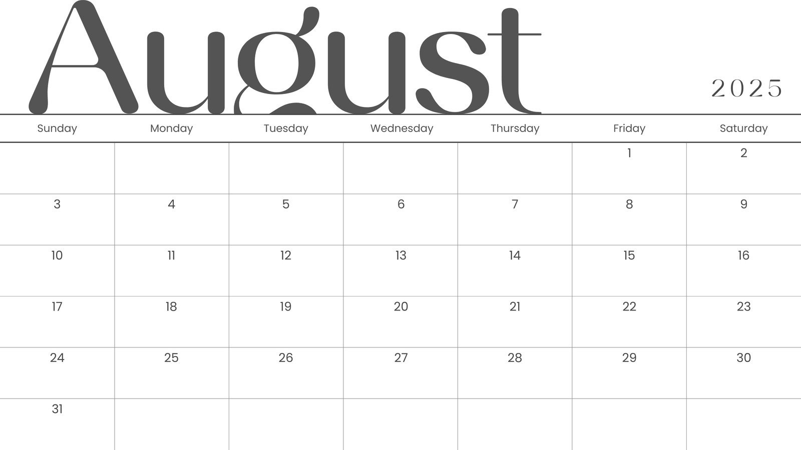 Free Printable August 2026 Calendar Templates | Canva pertaining to Printable Calendar August 2025 to December 2025