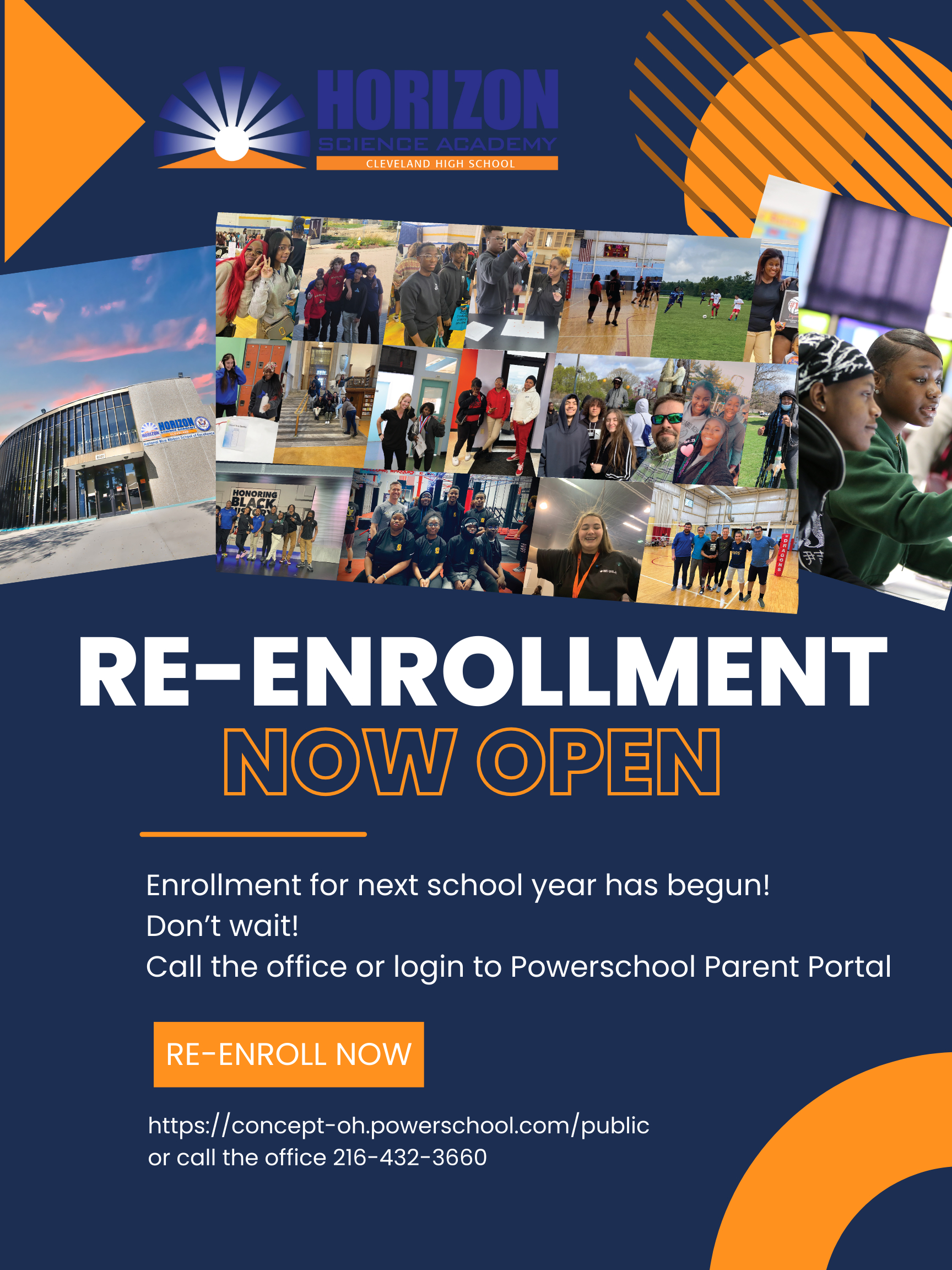 2025-2026 Re-Enrollment Is Now Open! | Horizon Science Academy for High School Enrollment 2026