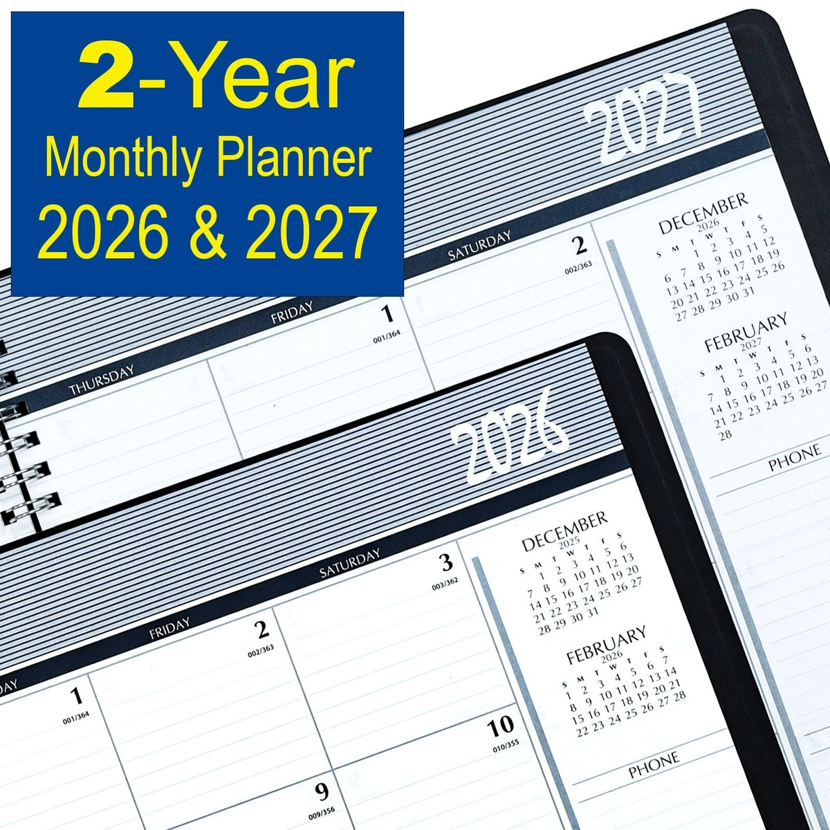 2026 &amp;amp; 2027 House Of Doolittle 2620-02 Hod262002 2-Year Monthly in PPE Employee Attendance Calendar 2026