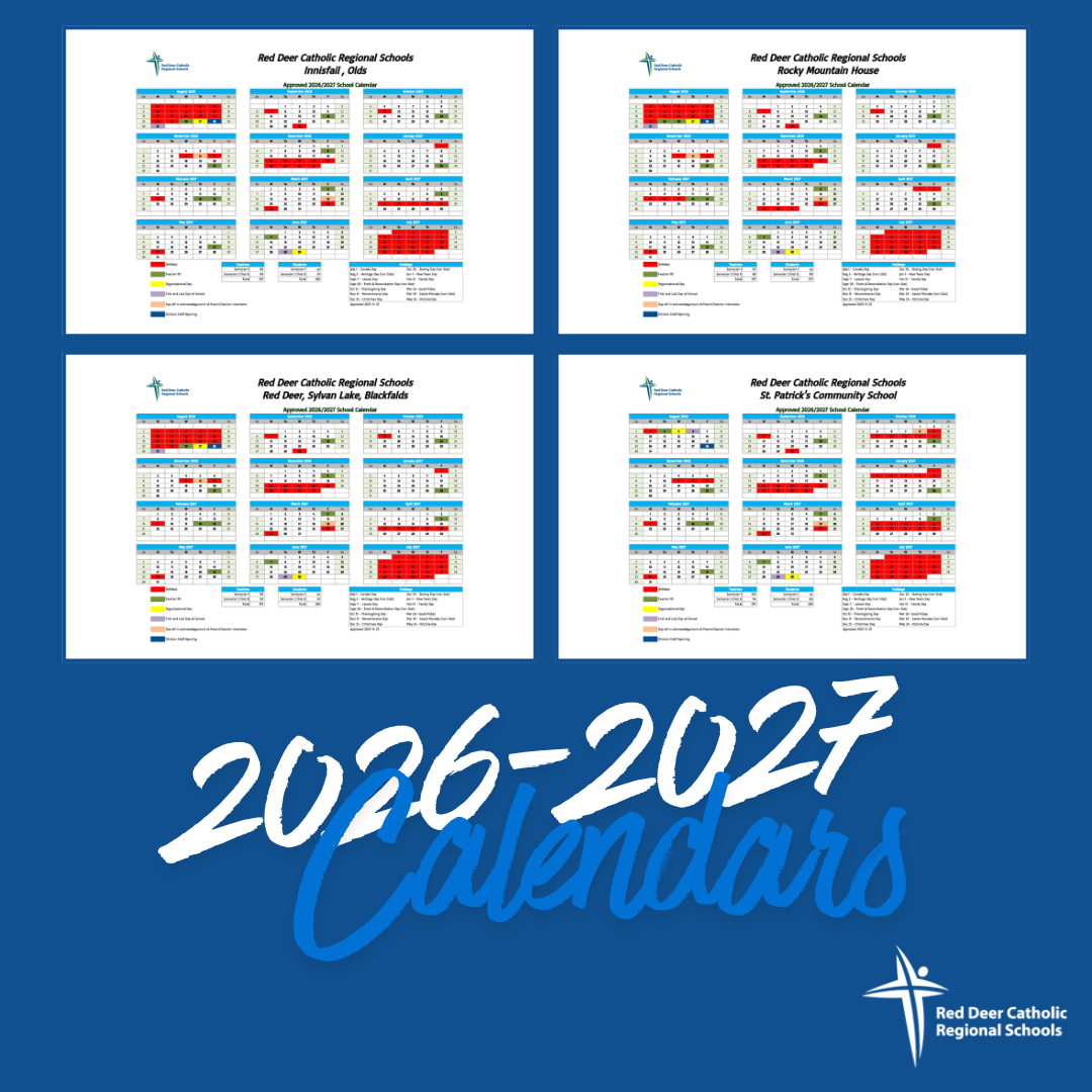 2026-2027 School Year Calendars Now Available! | Red Deer Catholic in Red Deer Catholic School Calendar 2026