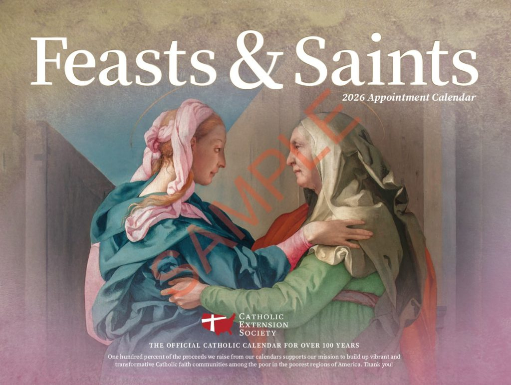 2026 Catholic Calendar - Catholic Extension Society for Catholic Calendar 2026 Feast Days