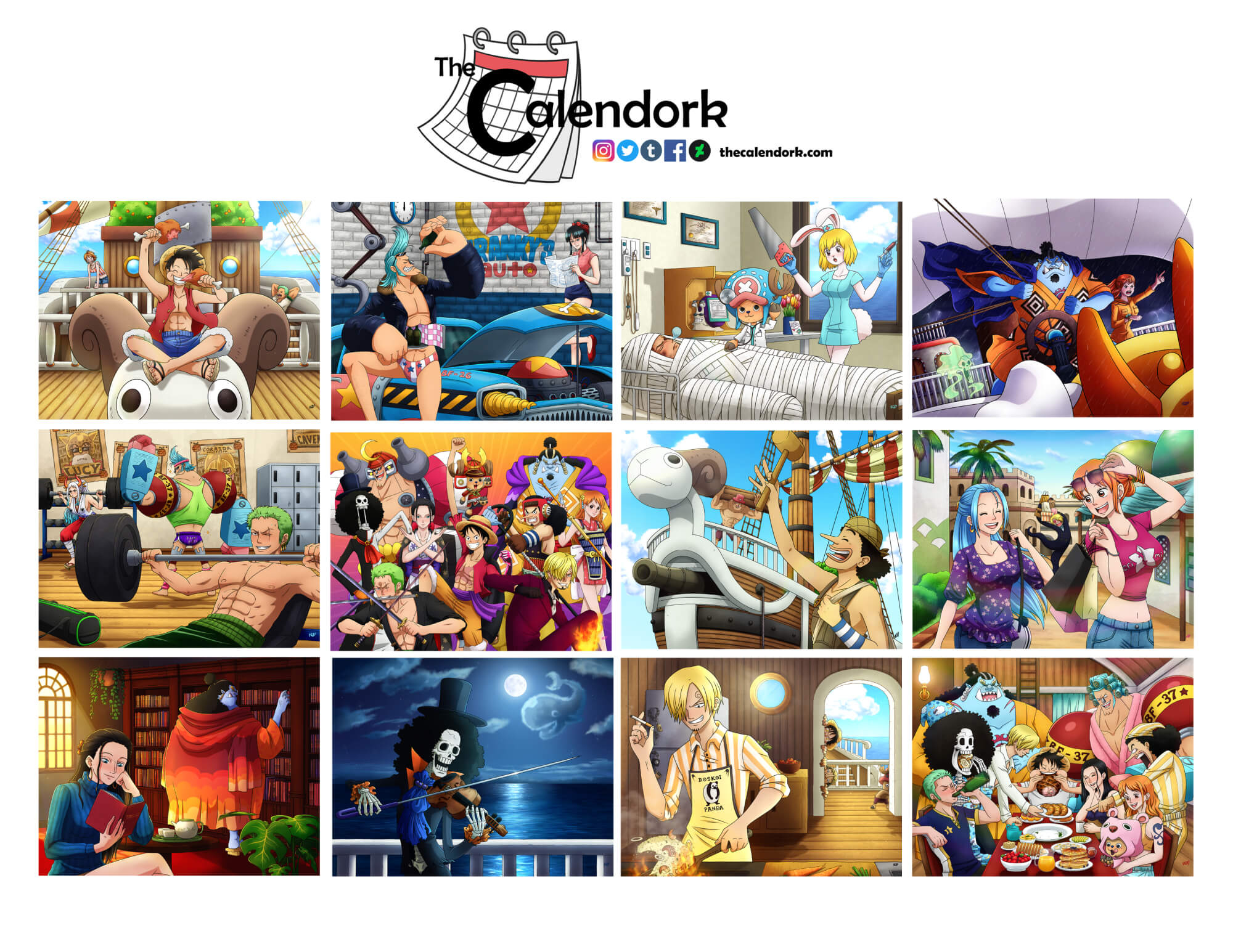 2026 One Piece Wall Calendar intended for Anime Calendar 2026 Release Dates