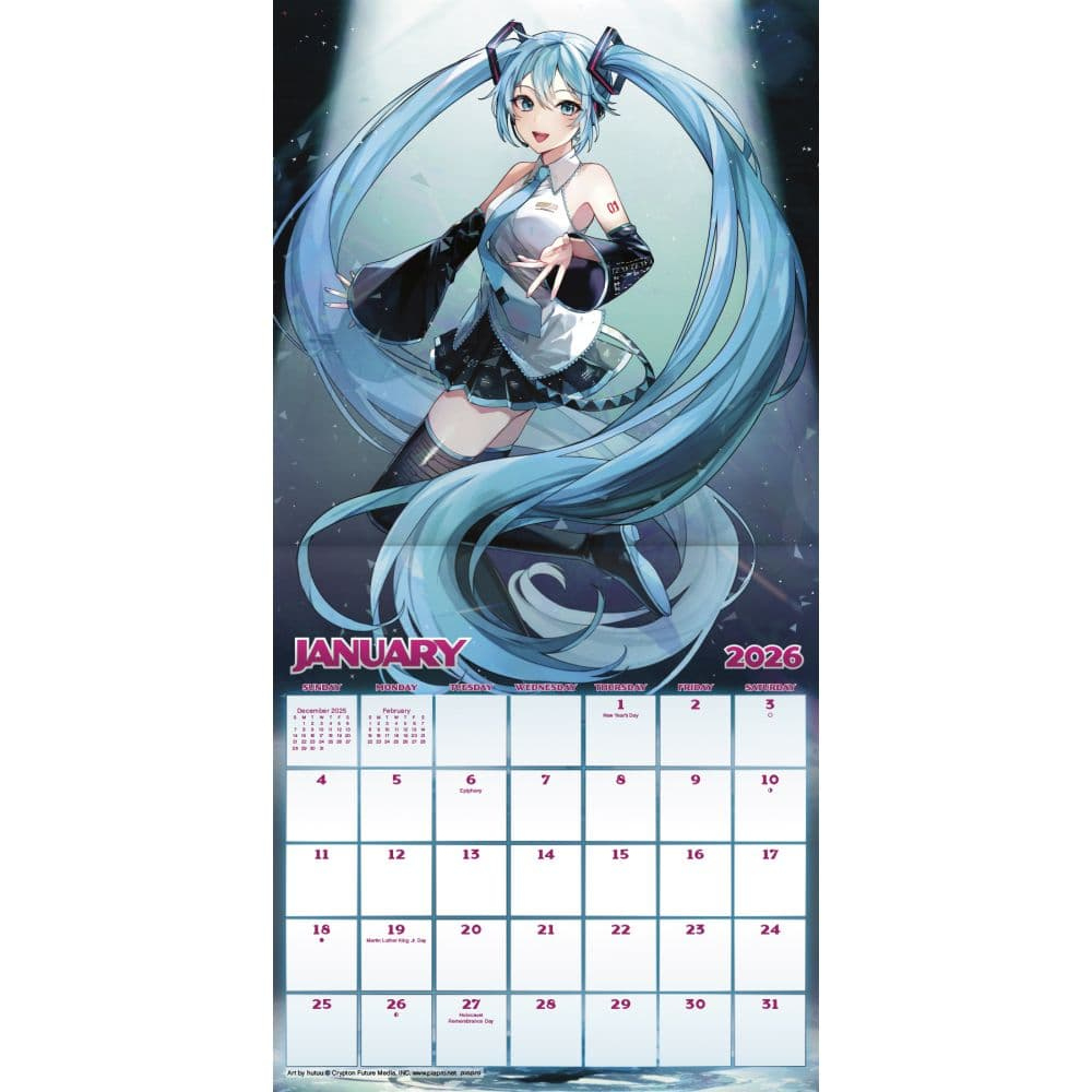 Anime 2026 Calendars – Manga & Japanese Animation - Calendars with regard to Anime Calendar 2026 Printable