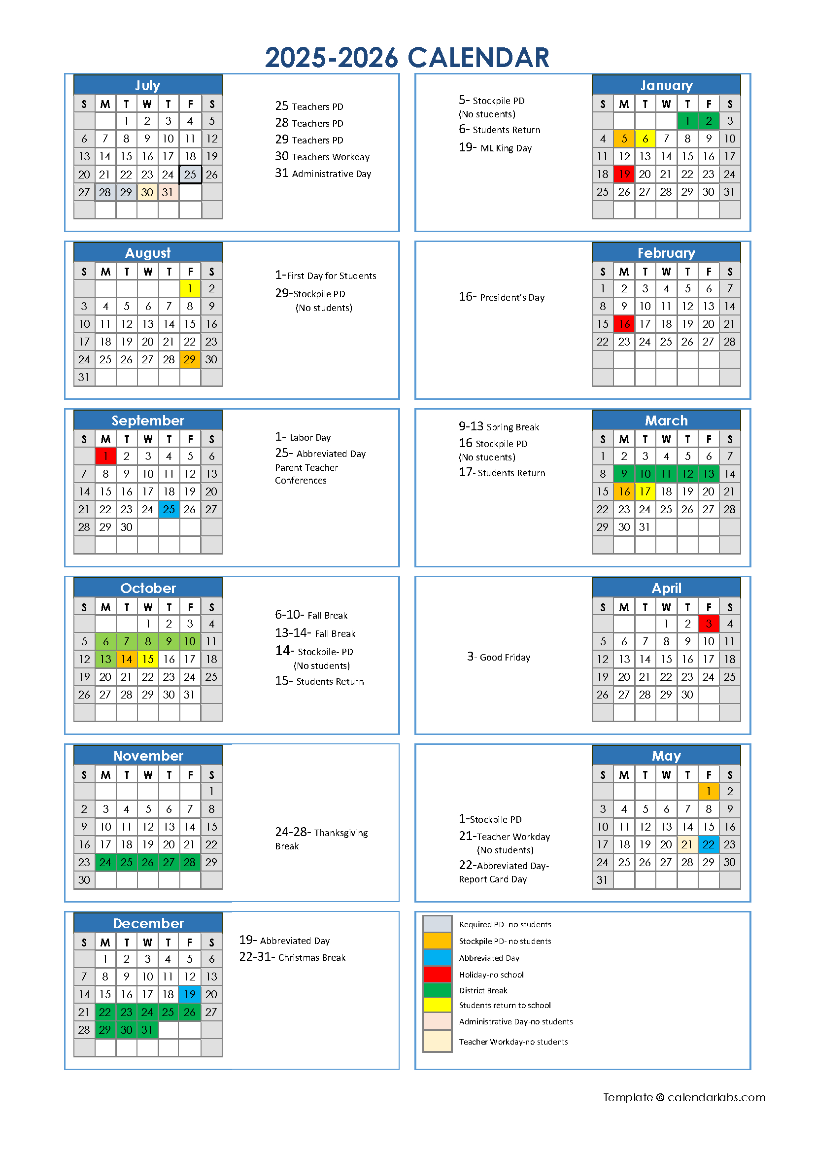 Approved School Calendars For The 2025-26 And 2026-27 School Years throughout Calendar Hisd 2026 - 2027