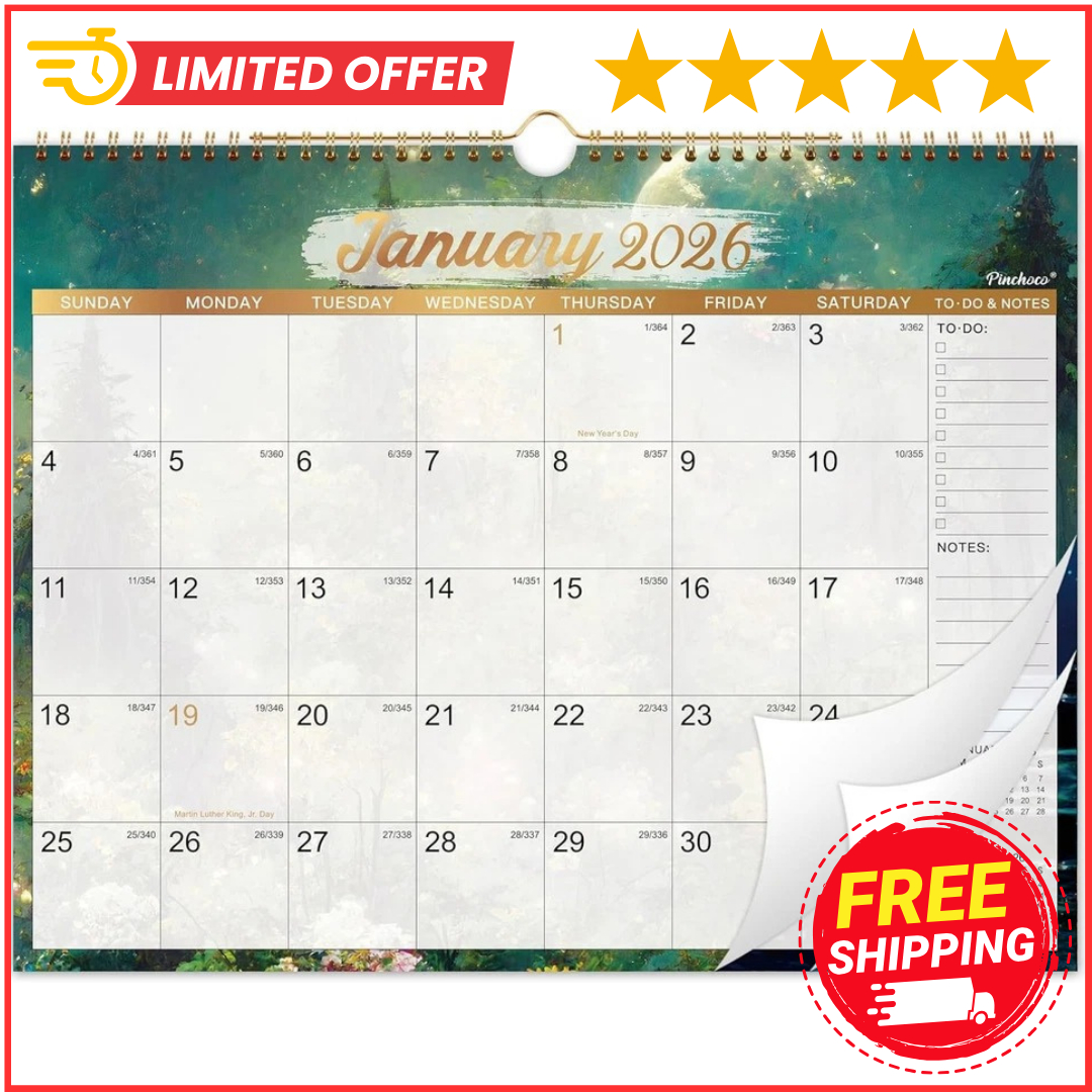 Cute Calendar 2026 Wall Calendar - 2026 Calendar, 12 Months Wall inside 2026 Monthly Julian Calendar