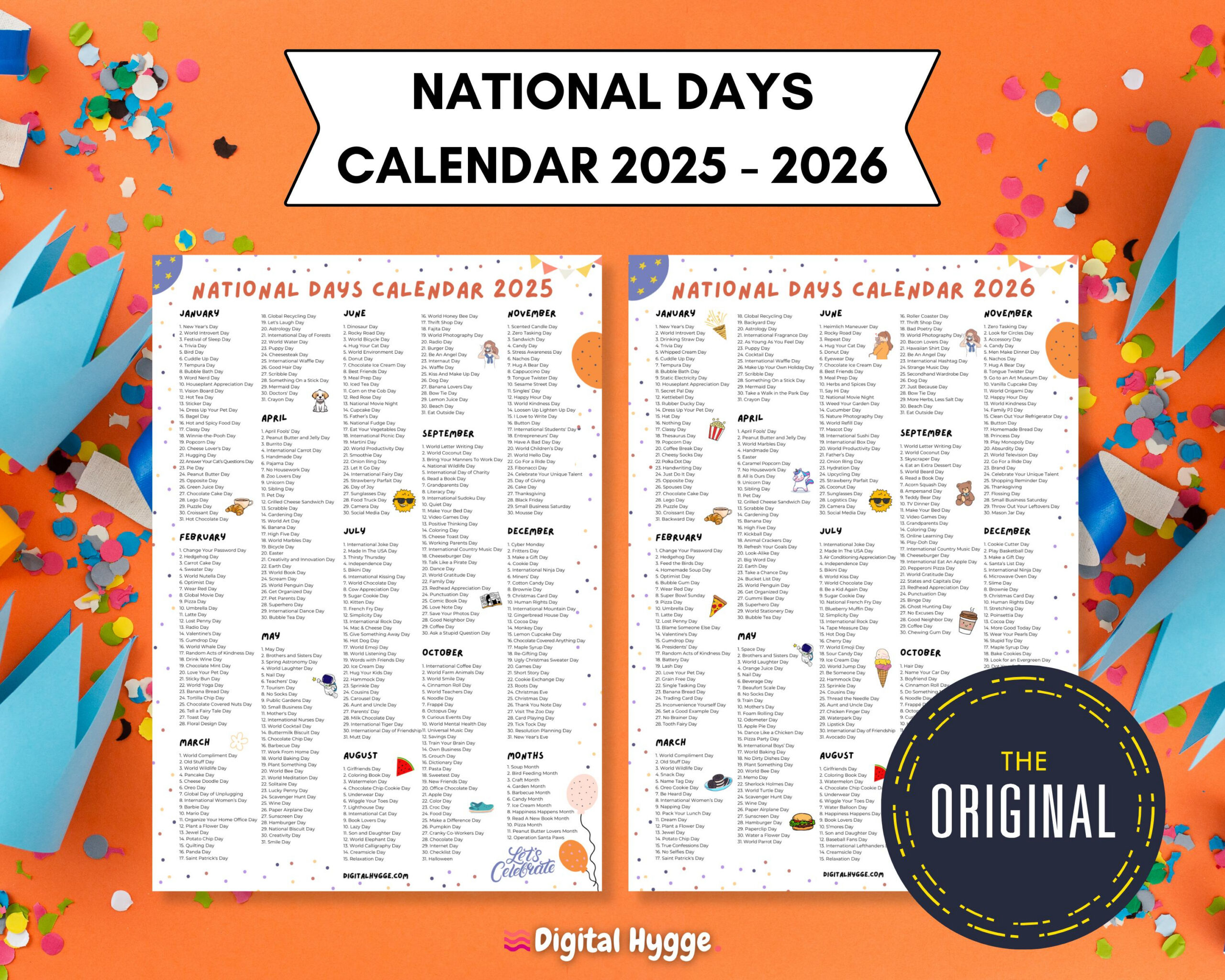 National Feiertage Kalender Printable | 2026 Feiertage Kalender in National Day Calendar 2026