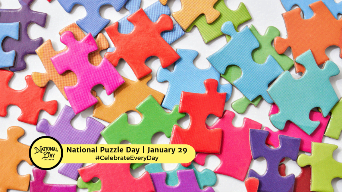 National Puzzle Day - January 29 - National Day Calendar with National Puzzle Day January 2026
