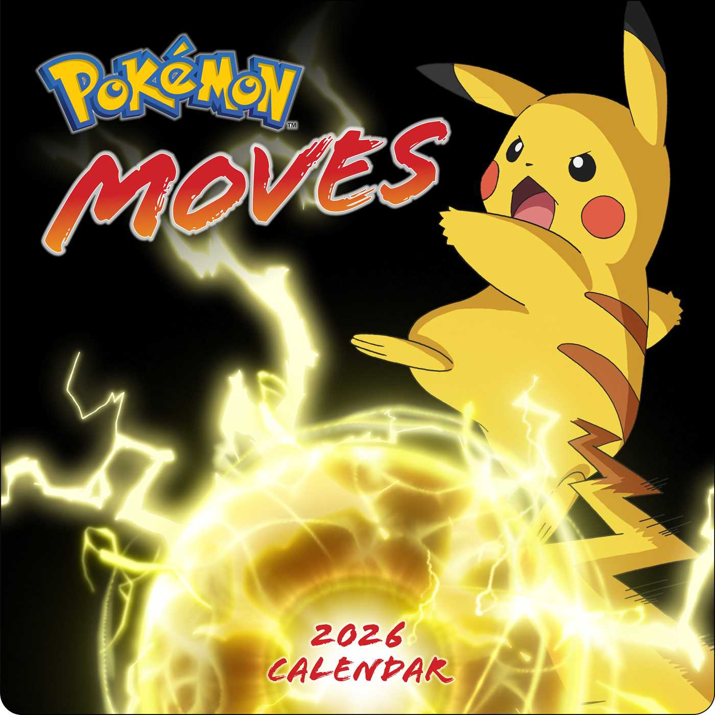 Pokémon Moves 2026 Wall Calendar - Book Summary & Video | Official intended for Pokemon Calendar 2026 Release Date