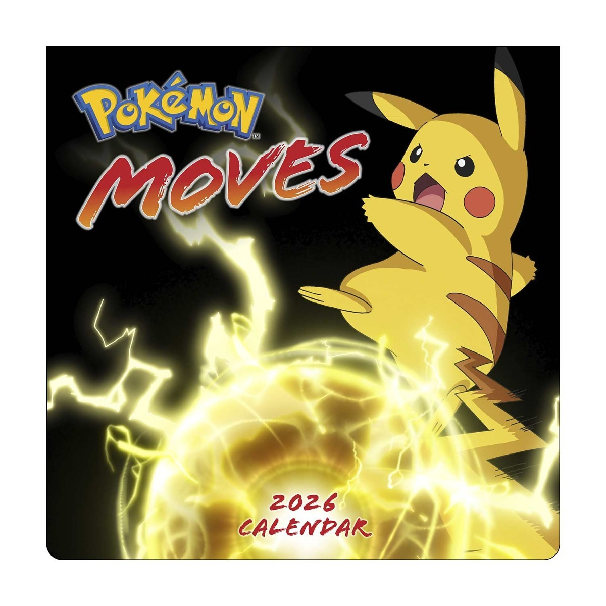 Pokémon Moves 2026 Wall Calendar in Pokemon Calendar 2026 with Holidays