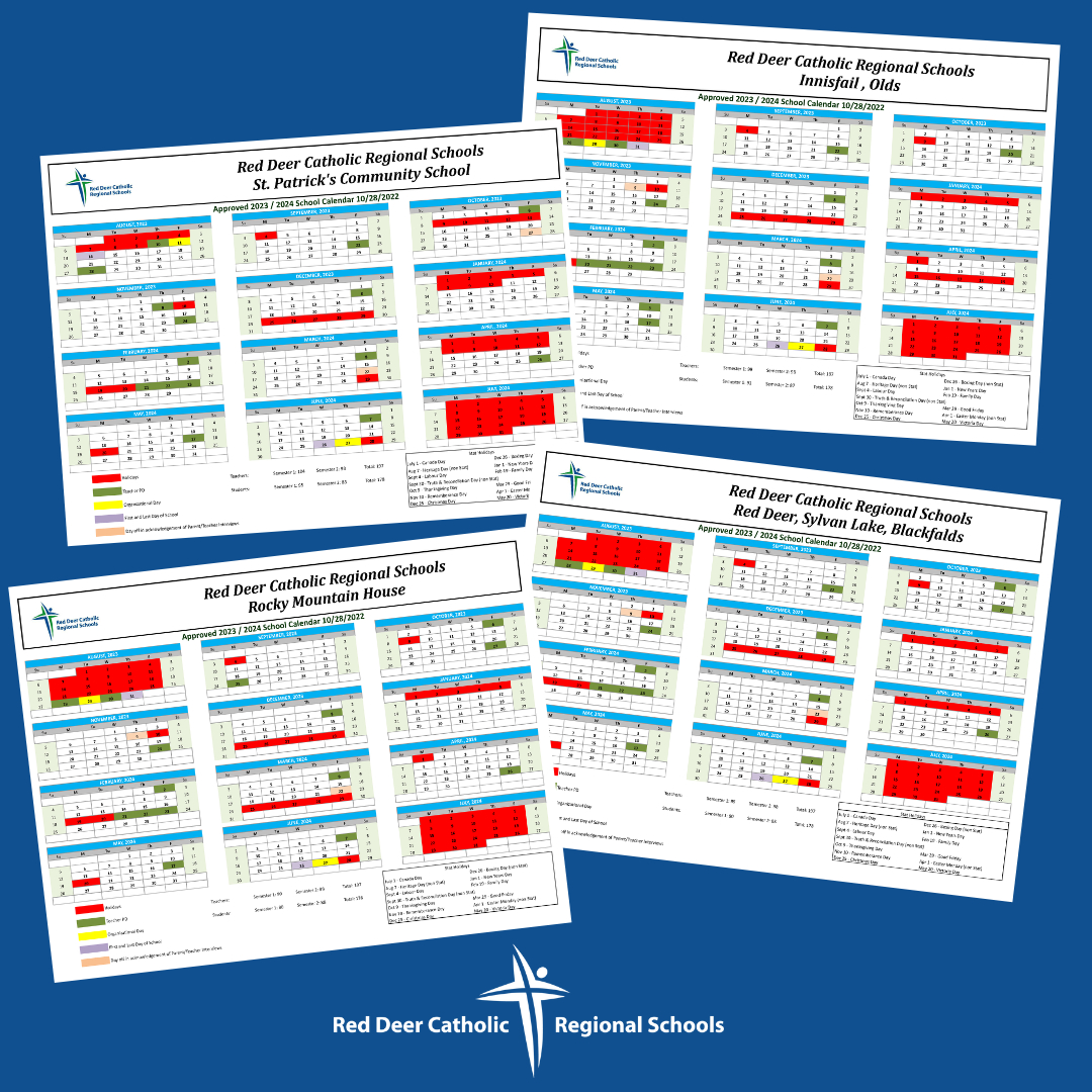 School Calendars | Red Deer Catholic Regional Schools for Red Deer Catholic School Calendar 2026
